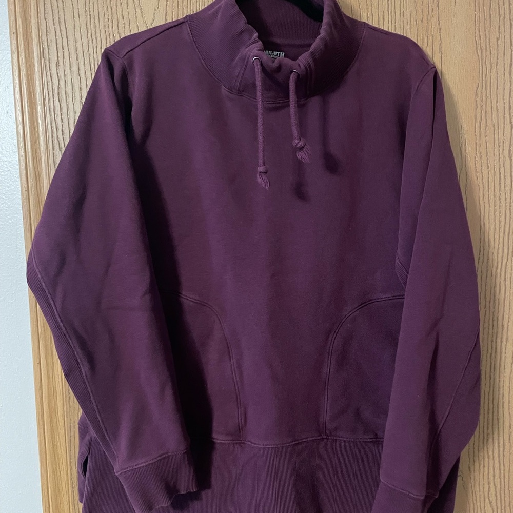 Duluth Trading Co Purple Pullover